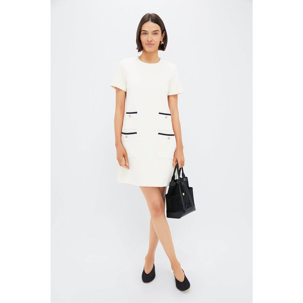 TUCKERNUCK Pearl White Short Sleeve Francoise Dress Size XXS NWT - Picture 4 of 8